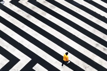 man wearing yellow jacket